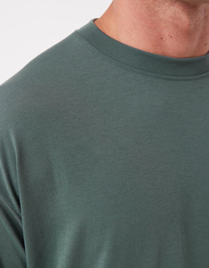 เสื้อยืดคอกลมแขนสั้นผ้าคอตตอนหนานุ่มทรงสลิมฟิตสำหรับผู้ชายใส่สบายในช่วงฤดูร้อน - Product Image 2