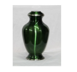 Urne funéraire pour adulte de style américain en verre transparent vert paisible ZHE - Product Image 2