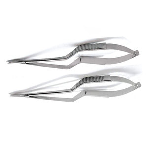 Ciseaux microchirurgicaux 7,5 pouces droits et courbés en acier inoxydable de qualité supérieure pour la neurochirurgie et la microdissection - Product Image 4