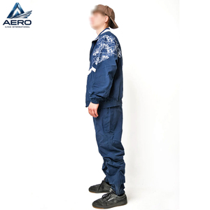 Ropa de invierno con logotipo personalizado, conjuntos deportivos de color liso para adultos, chaqueta cortavientos, conjuntos de pantalones y chaqueta. - Product Image 3