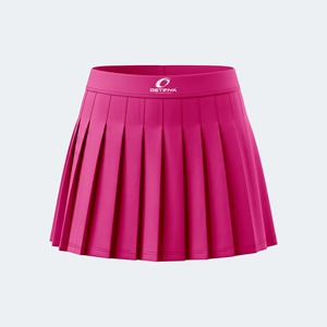 Lightweight Custom Logo Design Solid Colors Women's Tennis Mini <b>Skirt</b> Formal Spandex/Polyester <b>Elastic</b> <b>Waist</b> Breathable Quick - Product Image 1