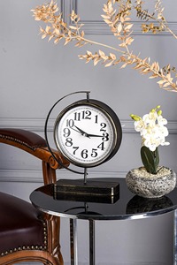 Timeless Style <b>Table</b> <b>Clock</b> For Side <b>Tables</b> Bedrooms Study <b>Tables</b> And Reading Corner Decoration Or Library Decor From India - Product Image 4