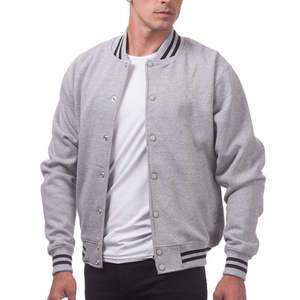 Veste universitaire en polaire pour homme à manches longues avec logo personnalisé, dernière collection, service OEM disponible. - Product Image 5