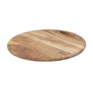 Planche à découper carrée en bois avec poignée, écologique, compatible lave-vaisselle, plateau de service pour charcuterie, fromages et viandes - Product Image 1