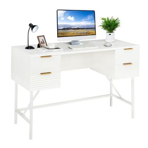 Scrivania per Computer da 48 Pollici con 4 Cassetti per il Tuo Spazio di Lavoro Domestico - Product Image 4