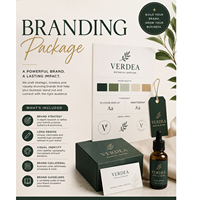 Paquete de Marca Premium con Logotipo, Tarjeta de Visita y Guía de Estilo de Marca para Conectar Directamente con el Desarrollador