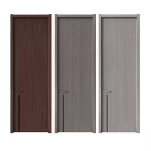 ประตูไม้ MDF โพลีเมอร์ ดีไซน์อิตาลี ทันสมัย สำหรับตกแต่งภายใน สไตล์มินิมอล ผิวเคลือบกันน้ำ - Product Image 5