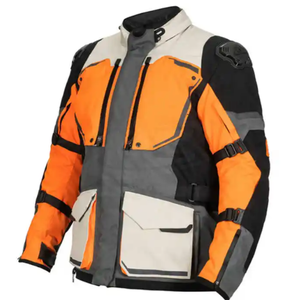 เสื้อแจ็คเก็ตมอเตอร์ไซค์สำหรับผู้ชาย ปี 2025 แจ็คเก็ตมอเตอร์ไซค์ผ้า 600D Cordura แจ็คเก็ตนักขี่มอเตอร์ไซค์สำหรับแข่งรถ - Product Image 4