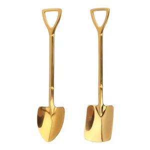 Ensemble de couverts en or mat, couverts modernes en acier inoxydable pour la cuisine, ensemble de couverts de luxe en or champagne, ensemble de couverts élégants - Product Image 3
