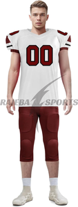 Uniforme de Fútbol Americano Sublimado de Diseño Personalizado, Calidad Premium, 100% Poliéster, Transpirable, Absorbente de Humedad, Elástico en Cuatro Direcciones - Product Image 5