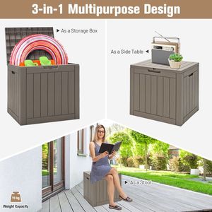 30-Gallon Deck Box <b>Storage</b> and Seating Container - Product Image 3