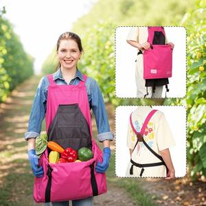 Grembiule da Giardinaggio Unisex in Resistente Tela di Cotone Premium con Tasche e Sacca Interna con Coulisse - Product Image 6