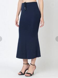 Falda de Punto Elegante para Mujer, Estilo Sirena, Largo hasta el Tobillo, Suave, Elástica, de Secado Rápido, Lavable, Cómoda para Viajes de Verano - Product Image 5