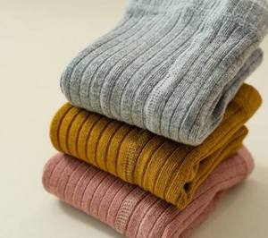 Leggings Largos Personalizados Vintage 100% Algodón Sólido, Transpirables, Ecológicos, de Secado Rápido, Anti-Pilling y Anti-Arrugas para Niñas - Product Image 3