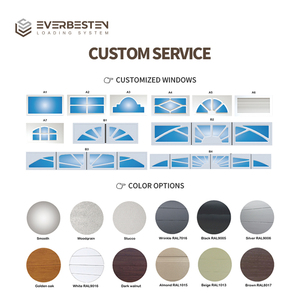 Cửa gara sectional thiết kế hiện đại sang trọng Villa Polymer Classic, động cơ thông minh, chống gió, cách nhiệt, bảo hành 5 năm - Product Image 4