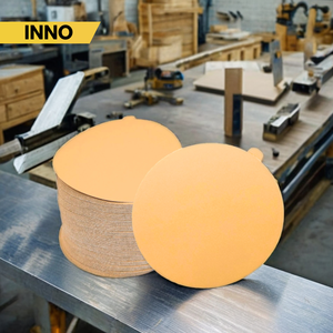 Disque de ponçage adhésif doré de 6 pouces OEM/ODM avec # 60- # Papier abrasif de qualité supérieure, grain 1000 et garantie de 3 ans - Product Image 1