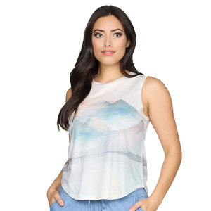 Débardeurs de sport pour femmes en gros, 100 % coton, respirants, séchage rapide, style sportif, avec logo personnalisé - Product Image 1
