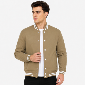 Chaqueta Bomber Varsity para Hombre al por Mayor, OEM, con Bordado Personalizado, Tallas Grandes, Chaqueta Bomber Varsity de Moda para Hombre - Product Image 1