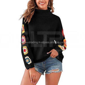 Sudaderas de Invierno 2024 para Mujer, Manga Larga, Tejido de Punto, Logotipo Frontal, Colores Personalizados, Impresión de Logotipo Personalizado, Cuello Alto Transpirable - Product Image 1