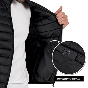 Classique respirant qualité personnalisé hiver hommes doudounes pour hommes confortable motif de broderie vol - Product Image 4