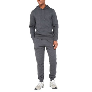 Survêtement slim pour homme, tenue athlétique deux pièces avec haut et pantalon assortis pour l'entraînement, la course à pied et les vêtements décontractés - Product Image 1
