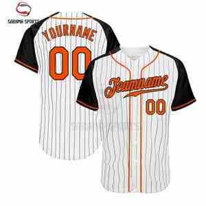 เสื้อเบสบอลปักโลโก้ ผู้ผลิต OEM เสื้อเบสบอลสำหรับฝึกซ้อมและแข่งขัน ชุดทีม - Product Image 1