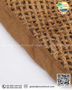 Parasol en fibre de coco écologique certifié FSC de qualité supérieure, avec structure en bois naturel, pour usage en jardin, fabriqué au Vietnam - Product Image 3