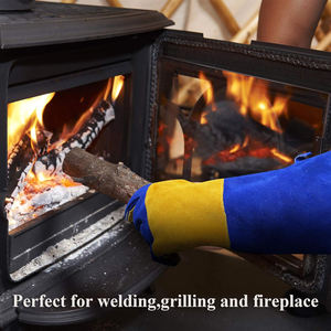 Gants de soudage de sécurité à prix d'usine, en cuir de vachette renforcé, pour la protection des mains des soudeurs, gants de soudage TIG - Product Image 6