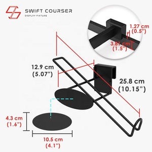 Metal Slanting <b>Shoes</b> Holder for Rectangular Tubing - Product Image 3