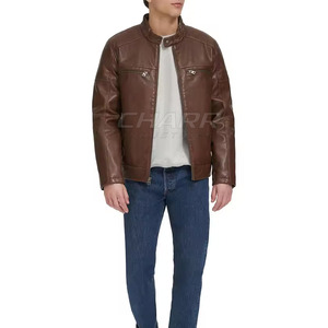 Chaqueta de cuero para hombre, estilo moderno, con acabado suave y calidad duradera para uso diario, ideal para el invierno. - Product Image 5