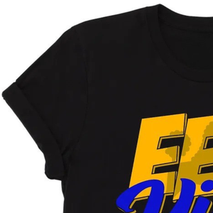 SGRHO EE-YIP เสื้อยืดสีดำที่กำหนดเองตัวอักษรกรีกเสื้อยืดแขนสั้นคอกลมลำลองแฟชั่นฤดูร้อนเสื้อผ้าสำหรับทุกเพศ - Product Image 5