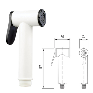 OEM/ODM VX46 Rociador de Bidé de Pared Personalizable de Plástico ABS Cromado, Diseño Moderno Portátil, 2 Años de Garantía, para Apartamentos y Hospitales - Product Image 1