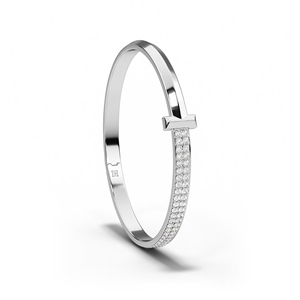 Pulseras de Corte Redondo con Diamantes Creados en Laboratorio, Brazalete de Joyería Fina con Certificación IGI y Claridad VVS para Mujer en Venta - Product Image 2