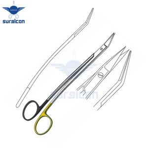 Ciseaux Dean à lame simple 12 cm / 4-3/4 pouces, très tranchants, à lame dentelée, Super Cut TC, ciseaux chirurgicaux médicaux de précision - Product Image 6