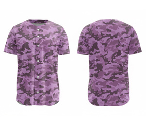 เสื้อเบสบอลแบบซับลิเมชั่น – ชุดกีฬาน้ำหนักเบาประสิทธิภาพสูงพร้อมโลโก้และหมายเลขแบบกำหนดเอง |   ฐานผ้าโพลีเอสเตอร์ที่ระบายอากาศได้ดี - Product Image 2