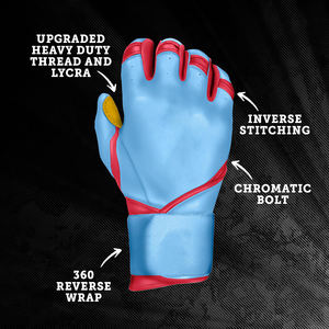 Hot Sale Best Enhancing Performance Batting Gloves Wholesale Good Price Sporty Look Solid Color Batting Gloves - Product Image 3