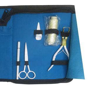 Kit d'outils professionnels pour extensions de cheveux en plasma blanc de qualité supérieure, pinces en acier inoxydable à usage commercial, pinces/épingles de coiffure personnalisables avec logo - Product Image 4