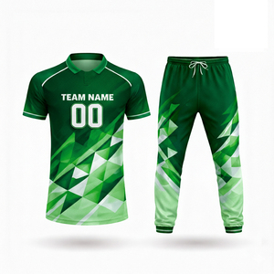 Maillot de cricket d'été personnalisé grande taille en gros, design imprimé, maillot d'équipe 100 % polyester, logo imprimé sur mesure, haute qualité, prix bas - Product Image 5