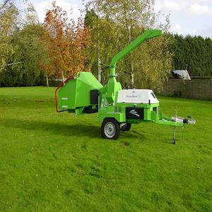 Broyeur de bois robuste et fiable 220V, déchiqueteur de jardin manuel de type tambour, conçu pour une puissance stable - Product Image 1