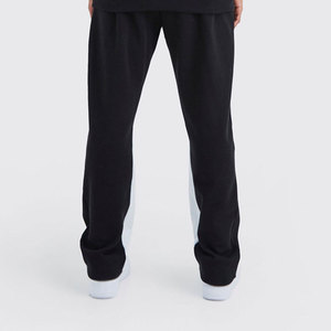 <b>Men</b> Flared Tracksuit Set Custom Logo <b>Slim</b> <b>Fit</b> Athletic Training Suit Two Piece Sportswear <b>Jogger</b> Jacket Pants - Product Image 4
