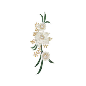 Écusson brodé personnalisé OEM d'usine, logo thermocollant ou à coudre, badge appliqué pour vêtements, sacs, casquettes, chapeaux et articles vestimentaires - Product Image 1