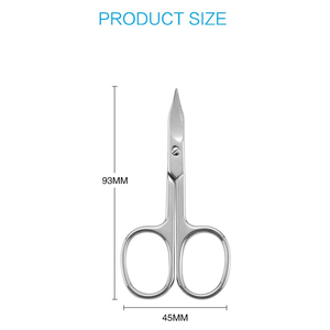 2026 Nail Art Scissor Stainless Steel Manicure Straight Nail <b>Edge</b> <b>Cutter</b> Nail Sticker <b>Cutter</b> Eyebrow Scissors Nail Tool - Product Image 2