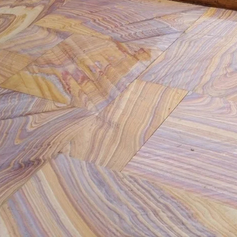 Rainbows Indian Sandstone Paving Slab Artifacts