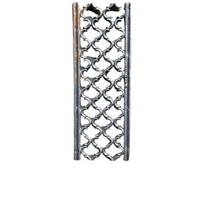Balustre d'escalier en fer forgé, motif festonné orné, durable, style industriel, élément de balustrade, construction élégante, classe architecturale intemporelle - Product Image 5