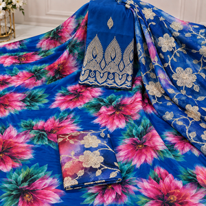 Tissu de robe en soie 100% tissé jacquard Dirac, motif somalien traditionnel complexe, pour tenue de mariage et de fête pour femmes - Product Image 3