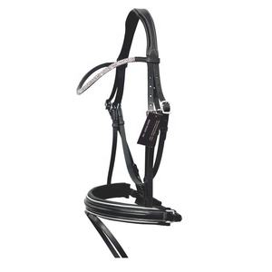 Brida de cuero ostentosa para caballos de carreras Proveedores de productos de caballos de alta calidad - Product Image 1