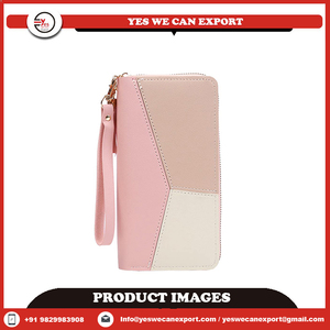 Cartera de Mano Minimalista 2026 para Mujer, 100% Cuero Genuino, con Cierre de Cremallera, Diseño Geométrico, Rosa Beige, para Uso Diario en Todas las Estaciones - Product Image 2