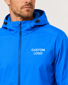 Chaqueta Impermeable Premium para Hombre, Ligera, Transpirable, Cortavientos con Capucha y Cierre Completo, Chaquetas de Lluvia para Hombre - Product Image 6
