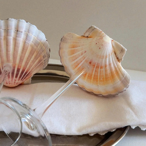 Nueva Colección 2026, Copa de Cóctel Personalizada con Diseño de Conchas Marinas, Copa de Vino Costera Hecha a Mano para Bar de Playa, Regalo para Amantes del Océano, Copas de Conchas Marinas - Product Image 5