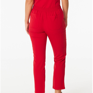 New Design Wholesale Short Sleeve Shirt O Neck Stretchable High Quality Spandex/Polyester/Rayon Heavyweight Men's <b>Scrub</b> Suits - Product Image 5